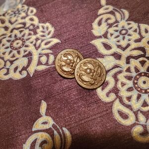 Vintage Gold Metal Military Collectible Buttons